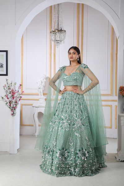 PRESENTING NEW DESIGNER LAHENGA CHOLI Featuring printed work lehenga choli  in heavy Butter Silk . Quality is worth paying in Surat at best price by  Floral Creation - Justdial