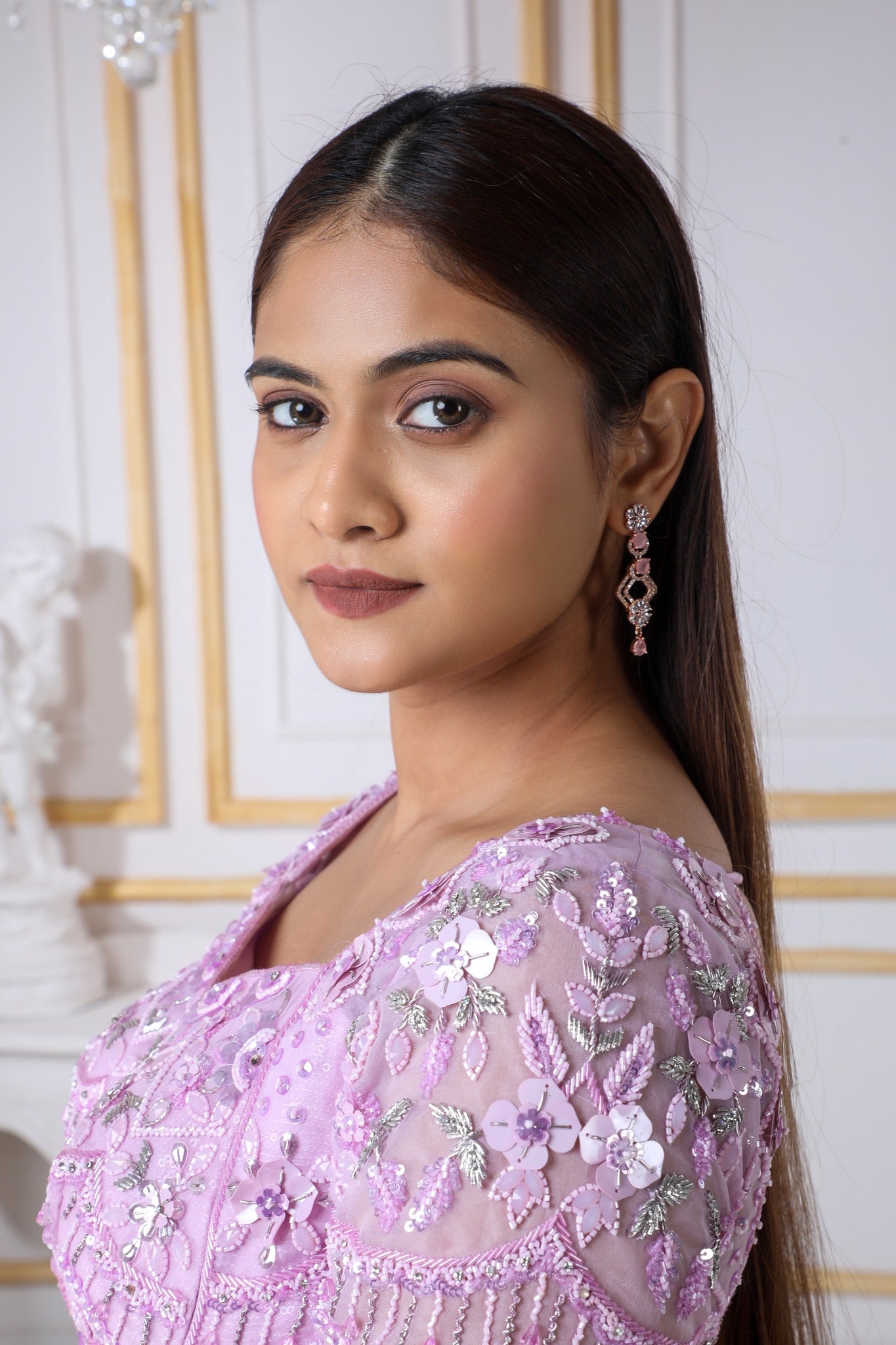Pretty lavender lehenga for mehendi function. See more on wedmegood.com  #wedmegood #indianwedding… | Lehenga designs, Indian wedding dress, Indian  designer outfits