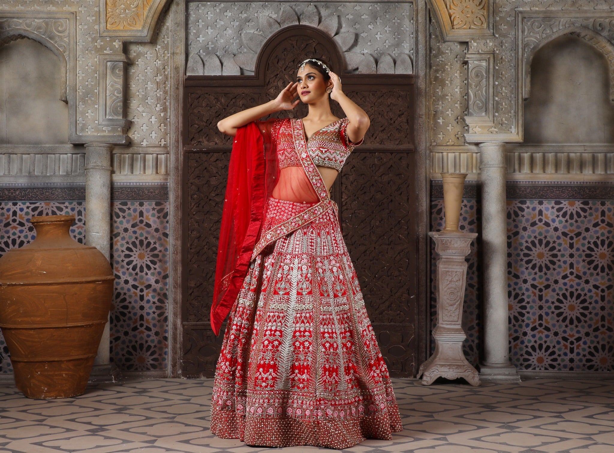 Red Bridal Lehenga : Timeless Choice for Indian Brides in USA & Canada –  Fabilicious Fashion