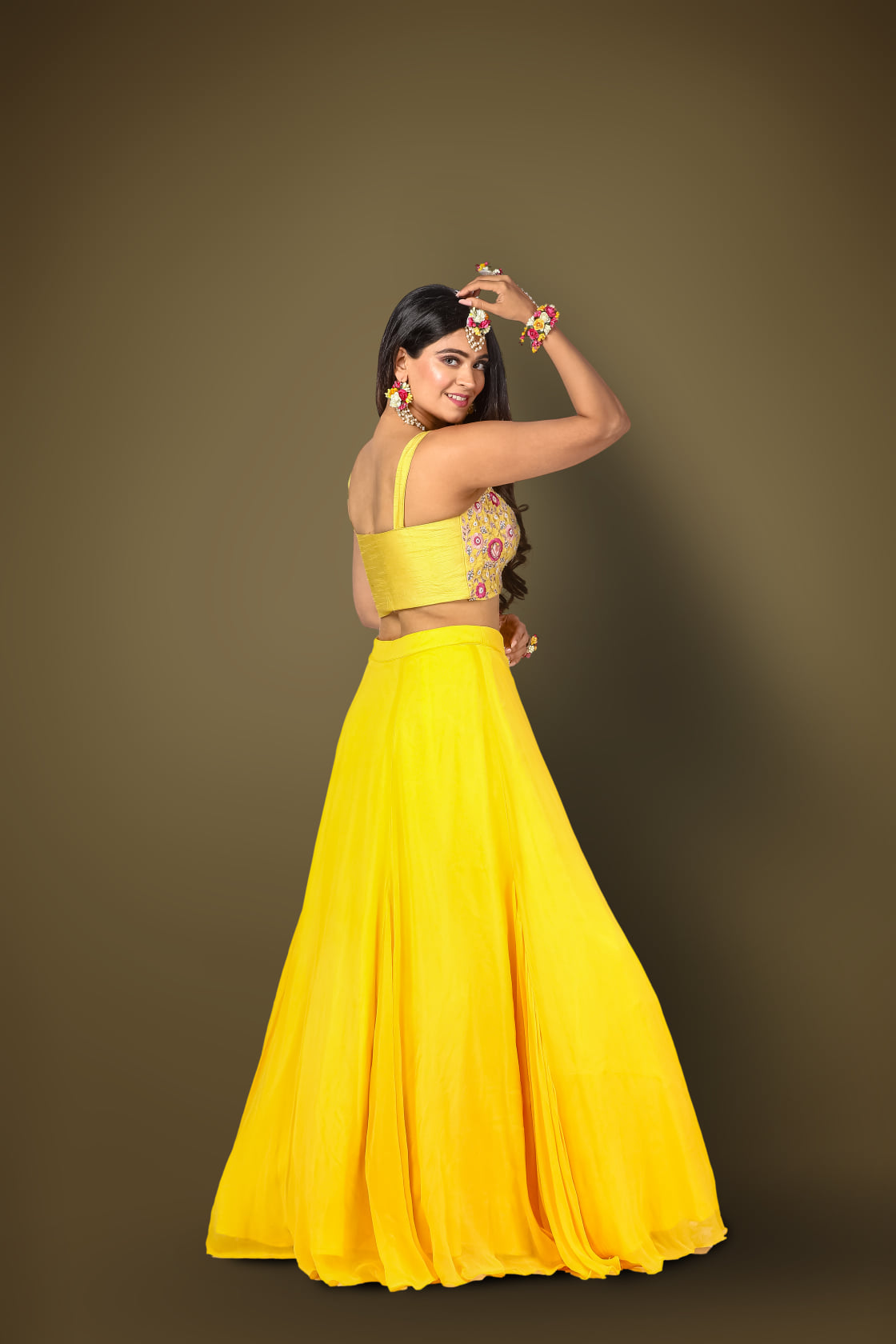 Lehenga Skirt with a crop top - ShaadiWish